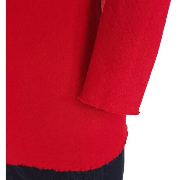 A.W.A.K.E. Sleek Octopus Turtleneck Size 36 US 4 Womens Red Awake $295 - Picture 5 of 14